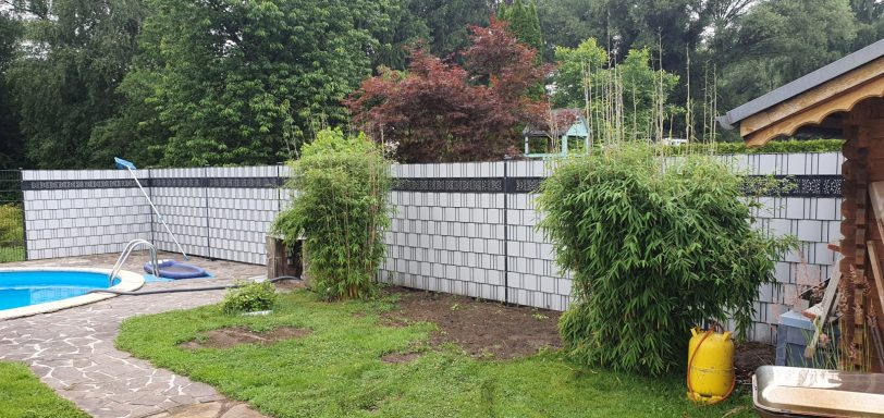 Doppelstabmatten Zaunbau mit Sichtschutz in Lünen Doppelstabmatten Zaunbau mit Sichtschutz in Lünen